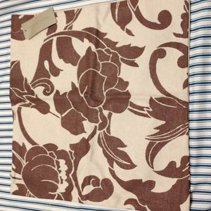 Richard Fisher Floral Canvas Wine Pillow case NwT